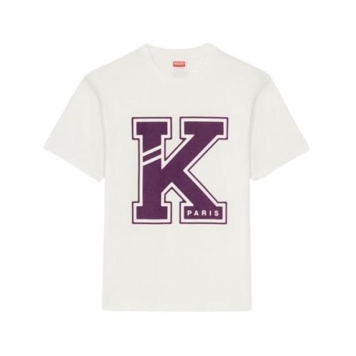 K Retro College Style T-shirt