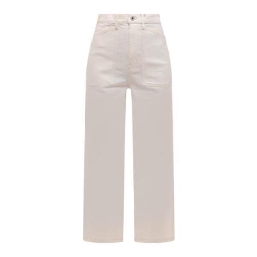 Hvid SS23 Ribbet Crew-neck Jeans