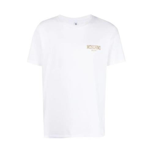 Hvid Casual T-shirt til Mænd