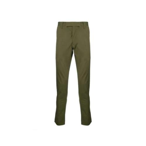 Slim Fit Højtaljede Chino Bukser