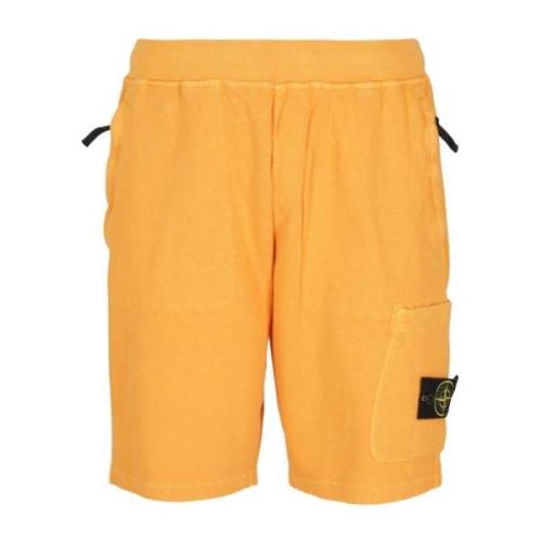 Kompas Orange Bermuda Shorts