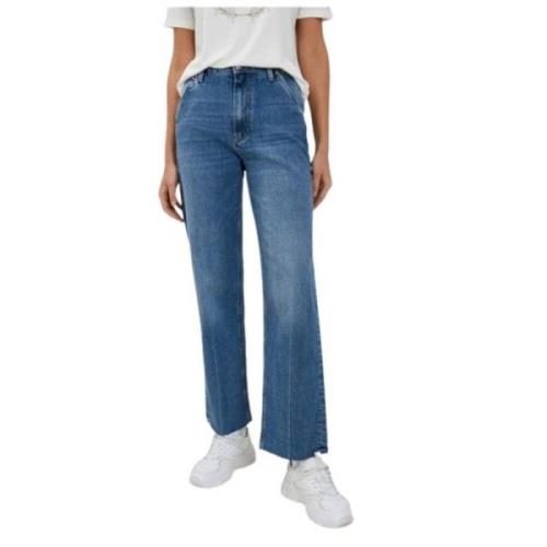 Højtaljede Flare Jeans