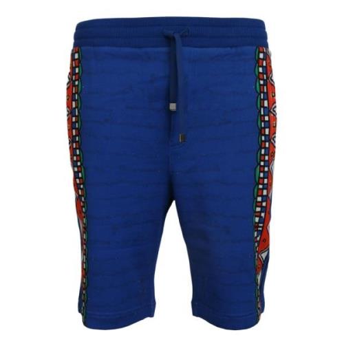 Multifarvet Printet Bermuda Shorts