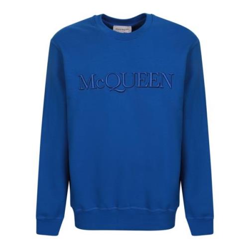 Koboltblå Crewneck Sweater
