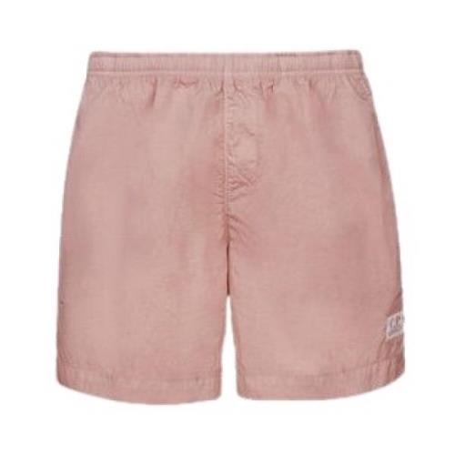 Afslappede sommer shorts i bleg lilla