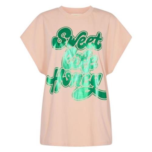 Dame T-Shirt - Cameo Rose / Green