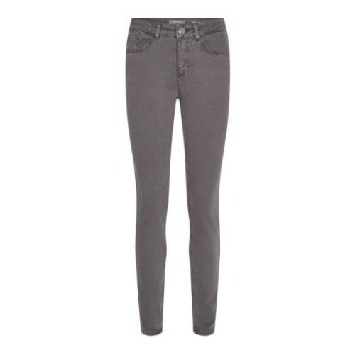 Slim-Fit High-Waisted Colour Pant Bukser