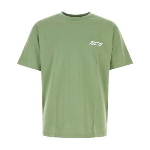 Grøn Bomuld Oversize T-Shirt, Afslappet Stil