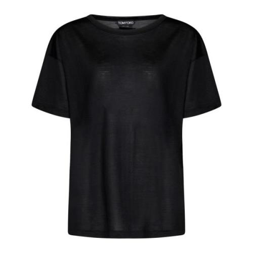 Kvinder s tøj T-shirts Polos Black SS23