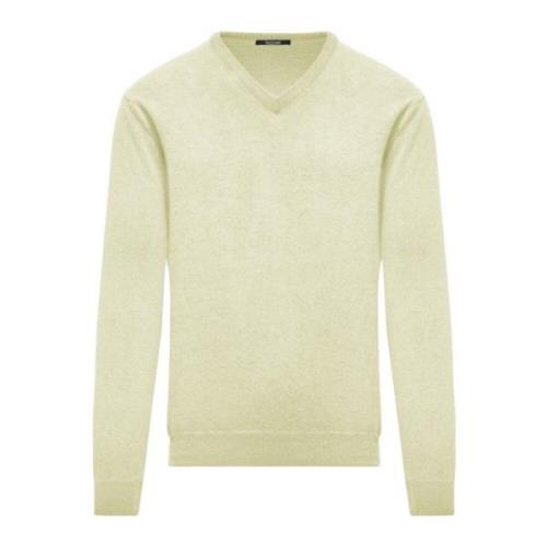 Varm og stilfuld uld V-hals sweater