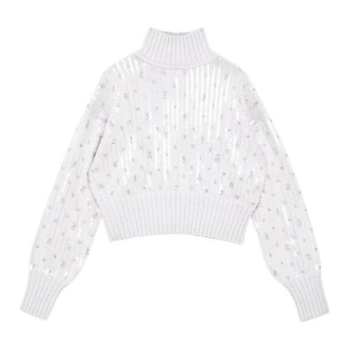 Broderet Paillet Sweater