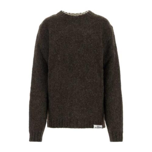 Brun Uld Oversize Sweater