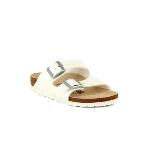 Hvide Birkenstock Arizona Damesandaler