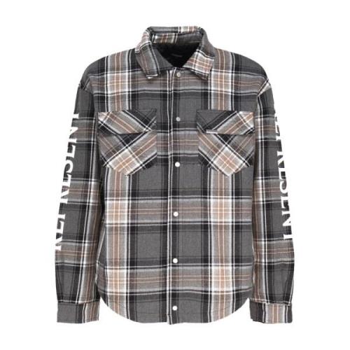 Quiltet Flannel Check Skjorte