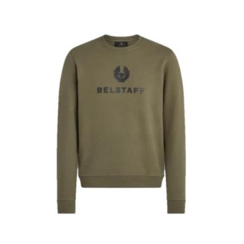 Signature Crewneck Sweatshirt i True Olive