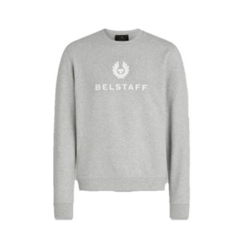 Signature Crewneck Sweatshirt med Flocket Logo