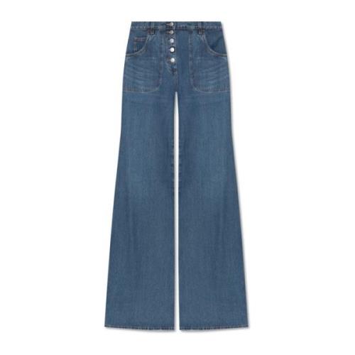 Højtaljede jeans