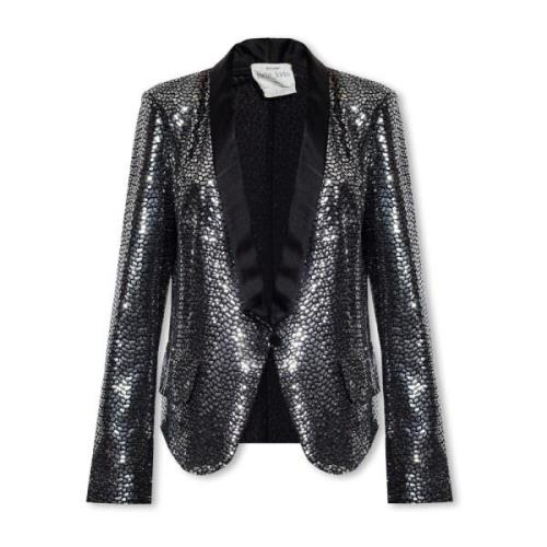 Skinnende blazer