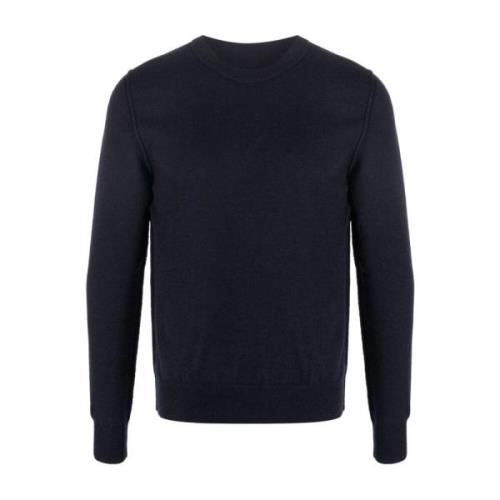 Blå Cashmere Crew-Neck Sweater