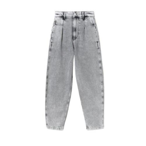 Højtaljede Gulerodssnit Jeans