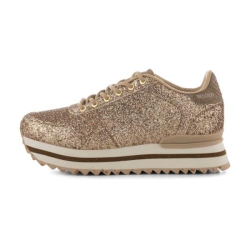 Glitter Plateau Sneaker