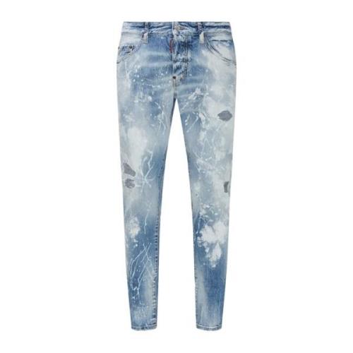 Slim-fit Cropped Denim Jeans