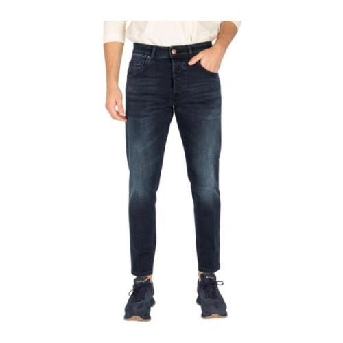 Vasket Stretch Bomuld Herre Jeans