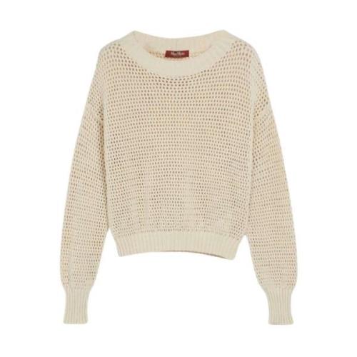 Perforeret Crew Neck Sweater