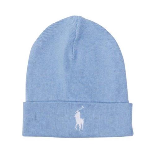 Blå Strikket Hat