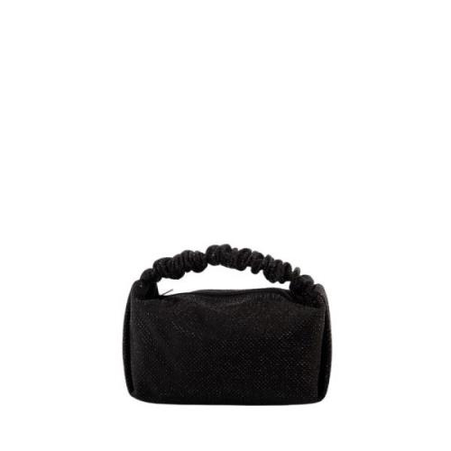 Sort Mini Scrunchie Håndtaske