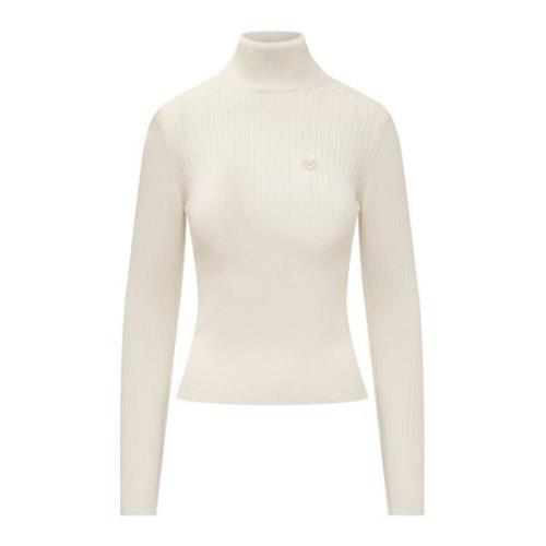 Rib High Neck Sweater