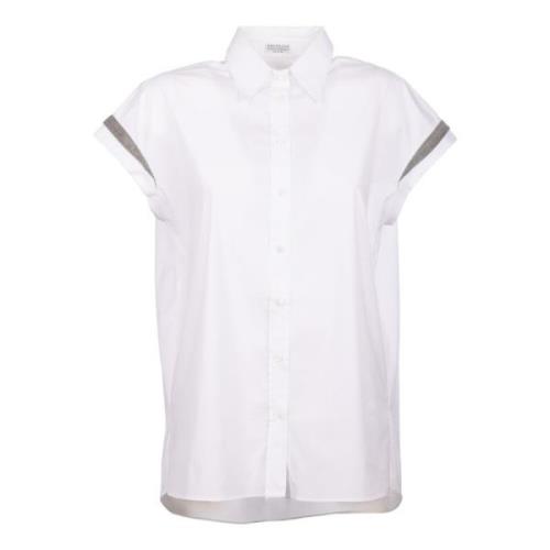 Hvid Skjorte med Kæder