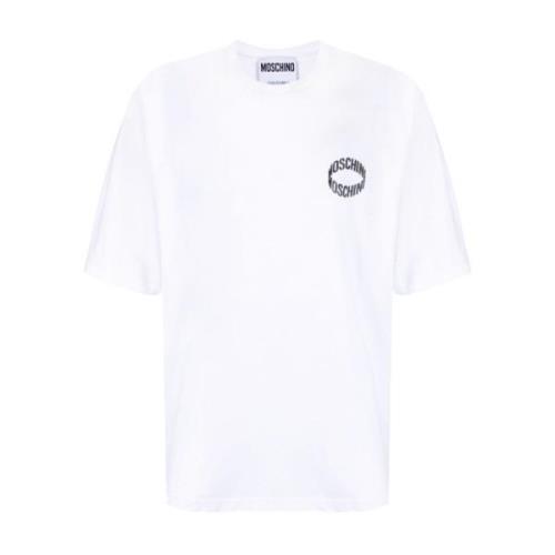 Hvide Logo Print T-shirts og Polos