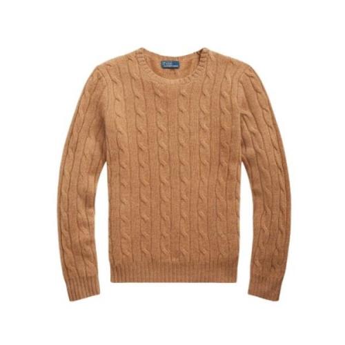 Kashmir Sweater med Kabelstrik