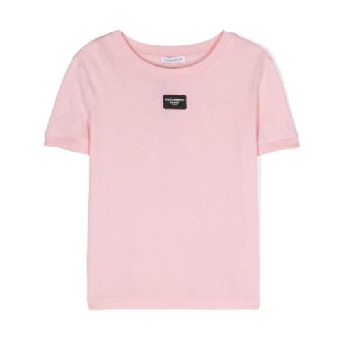 Børn Pink T-shirts og Polos med Logo