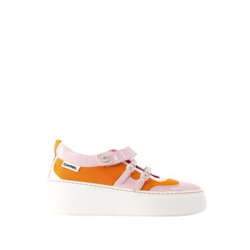 Baskina Sneakers - Læder - Orange/Rosa