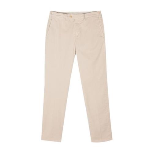 Lys Beige Stretch Bomuld Chino Bukser