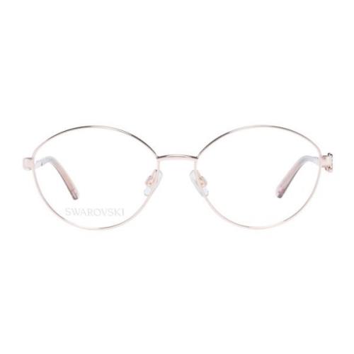 Rose Metal Oval Kvinders Optiske Briller