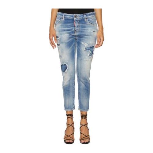 Bomuld Cropped Jeans