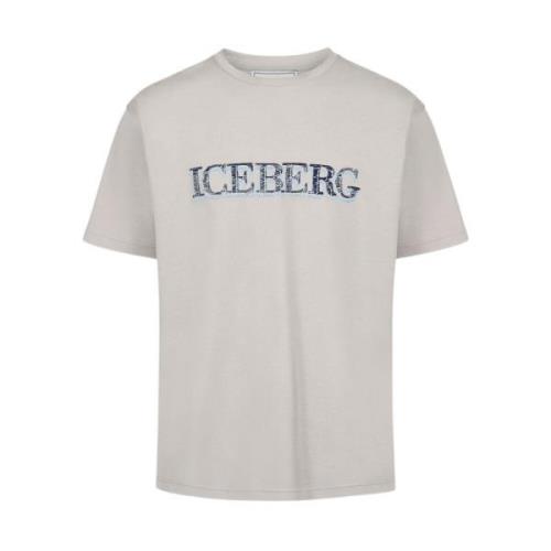 Grå T-shirt med logo