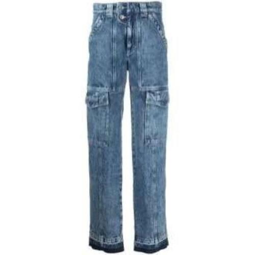 Cargo-Lomme Straight Jeans