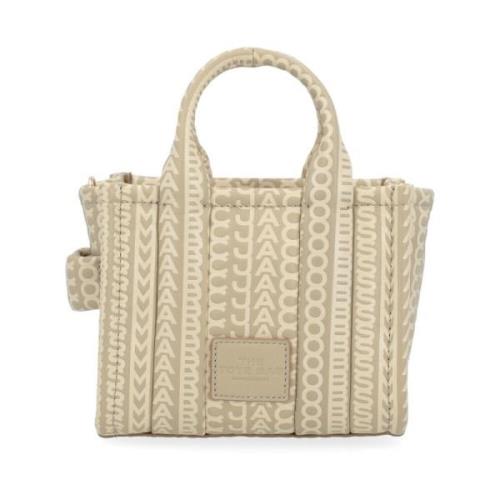 Mini Monogram Tote Bag i Khaki