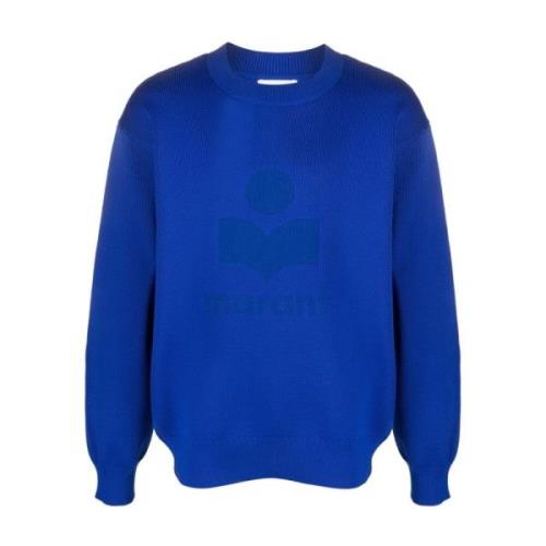 Blå Logo Sweater