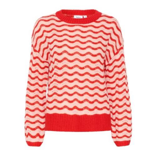 Crescentsz Pullover Strik i Cayenne