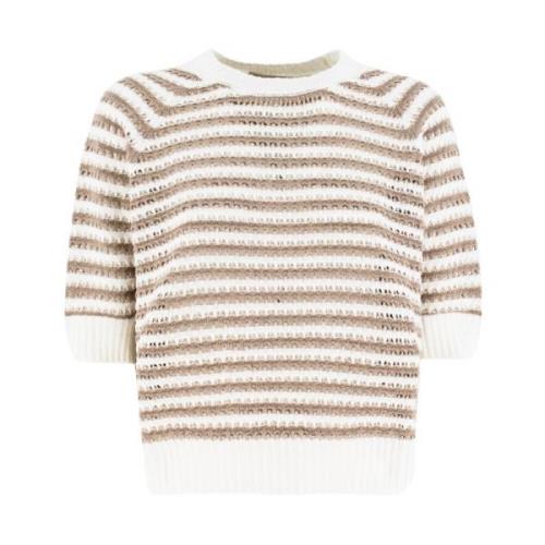 Mesh Strik Crew Neck Sweater