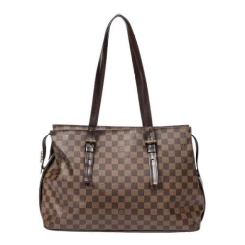 Pre-owned Canvas louis-vuitton-tasker