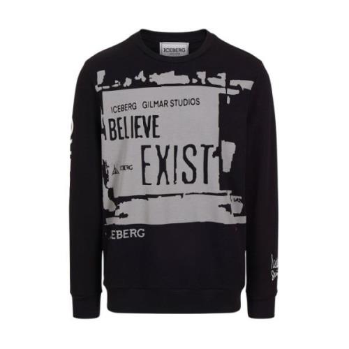 Sweatshirt med Roma print