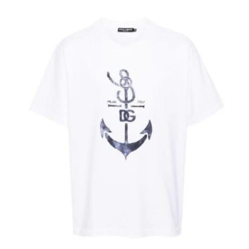 Hvide T-shirts og Polos fra Dolce Gabbana