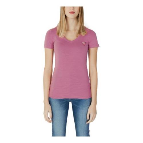 Pink V-Hals T-Shirt