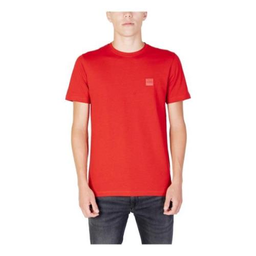Herre Rød Kortærmet T-shirt